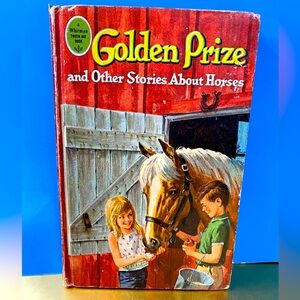 Whitman Vintage 1965 Golden Prize and Other Stories About Horses Hardcover Book